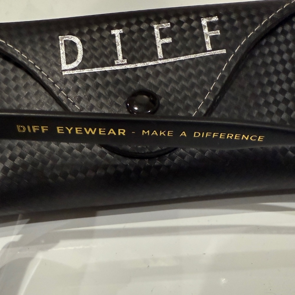 Diff Eyewear Black and Blue Sunglasses - Picture 4 of 6